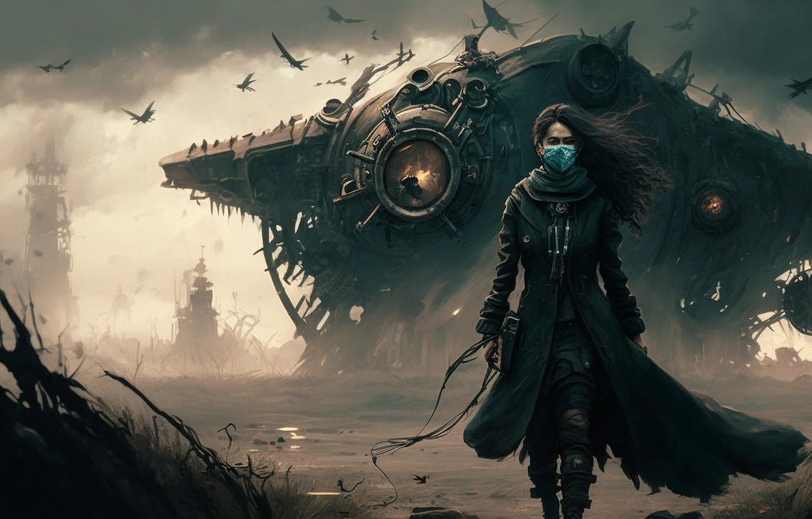 Dystopie – KI-Bildwelt · Midjourney